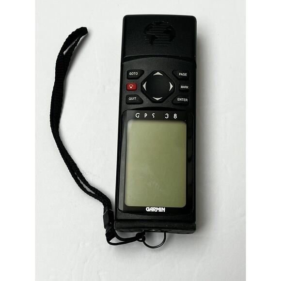 Garmin GPS 38 Handheld Navigator Tested Geocashing Hiking Hunting Complete Box - Picture 2 of 11